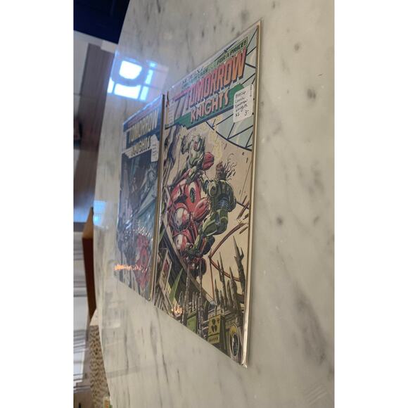 Vintage "Tomorrow Knights" Comics #1 & #2 - Picture 3 of 5